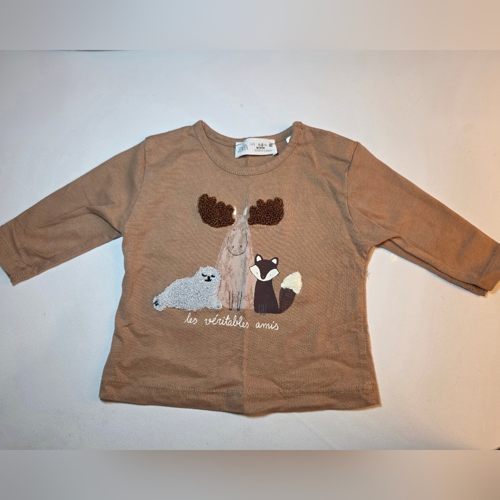 Zara Baby BUNDLE Boy/Neutral Woodland Bundle | Size 1-3 Months | Set of 5